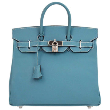 HERMES Blue Epsom Haut a Courroies 28 Handbag 173164