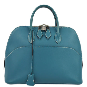HERMES Blue Jean Swift Bolide 1923 31 Handbag 182648