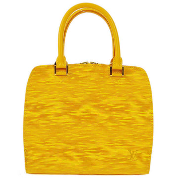 LOUIS VUITTON 2002 Yellow Epi Pont Neuf Handbag M52059 163083