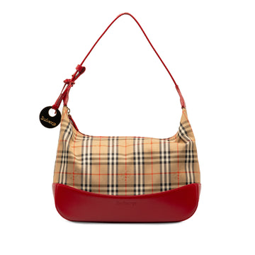 BURBERRY Haymarket Check Shoulder Bag