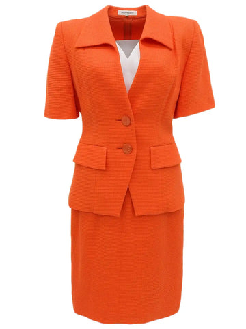 YVES SAINT LAURENT Logo Button Co-Ord Sets Orange