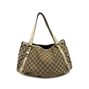 GUCCI GG Canvas Abbey D Ring Tote Tote Bag