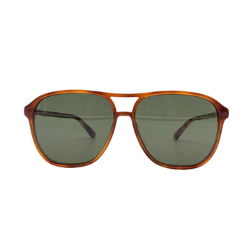 GUCCI Brown Acetate Gg0016S Squared Sunglasses 58/14 140Mm