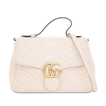 GUCCI Small GG Marmont Top Handle Satchel