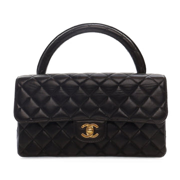 CHANEL Medium Lambskin Kelly Parent Top Handle Bag