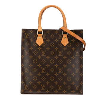 LOUIS VUITTON Monogram Sac Plat PM Satchel