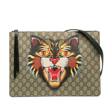 GUCCI GG Supreme Angry Cat Crossbody Bag