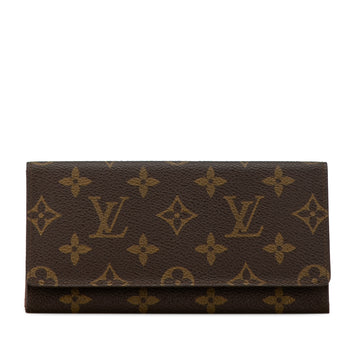 LOUIS VUITTON Monogram Porte Yen 3 Cartes Credit Wallet Long Wallets