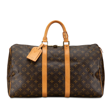 LOUIS VUITTON Monogram Keepall 45 Travel Bag