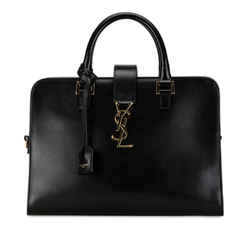 SAINT LAURENT Baby Monogram Cabas Satchel