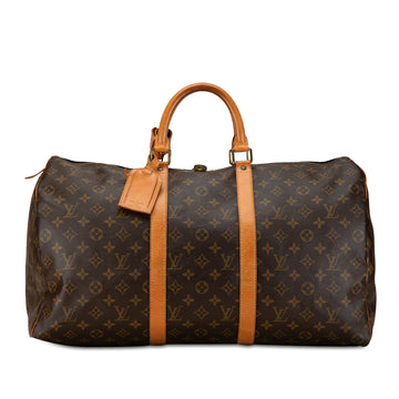 LOUIS VUITTON Monogram Keepall 50 Travel Bag