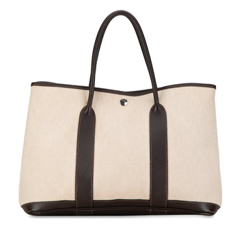 Hermes Toile Garden Party 36 Tote Bag