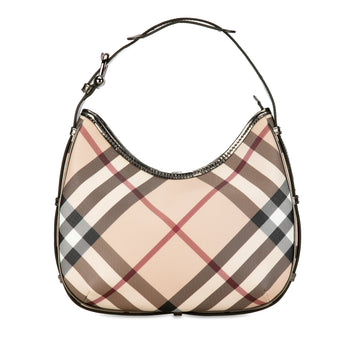 BURBERRY Supernova Check Shoulder Bag