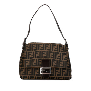 FENDI Zucca Canvas Mamma Forever Shoulder Bag