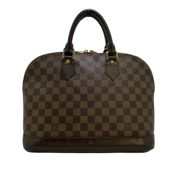 LOUIS VUITTON Damier Ebene Alma PM Handbag