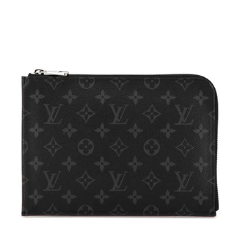 LOUIS VUITTON Monogram Eclipse Pochette Jour PM Clutch Bag