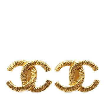 CHANEL CC Clip On Earrings Costume Earrings