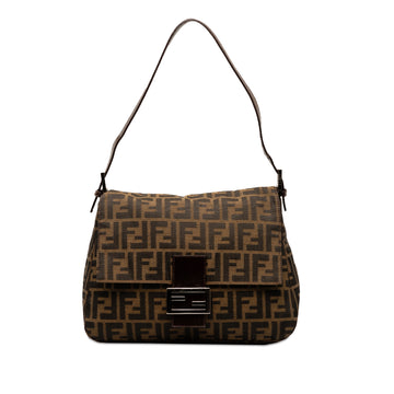 FENDI Zucca Canvas Mamma Forever Shoulder Bag