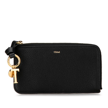 Chloe Leather Alphabet Wallet Long Wallets