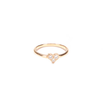 TIFFANY & CO 18K Hearts Diamond Ring