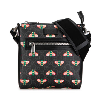 GUCCI GG Supreme Bestiary Bee Messenger Crossbody Bag