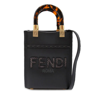 FENDI Mini Sunshine Shopper Tote Satchel