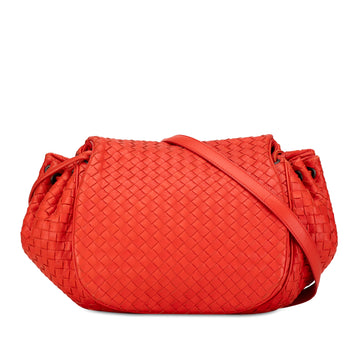 BOTTEGA VENETA Nappa Intrecciato Flap Crossbody Crossbody Bag