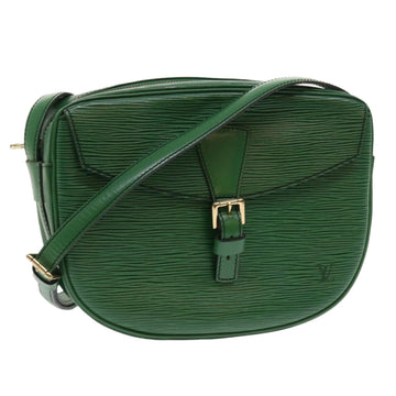 LOUIS VUITTON Epi Jeune Fille MM Shoulder Bag Green M52154 LV Auth 56486