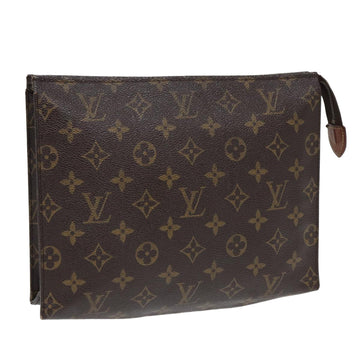 LOUIS VUITTON Monogram Poche Toilette 26 Pouch M47542 LV Auth 58464