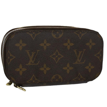 LOUIS VUITTON Monogram Trousse Brush PM Cosmetic Pouch M47510 LV Auth 59766