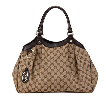 GUCCI GG Canvas Sukey Tote Tote Bag