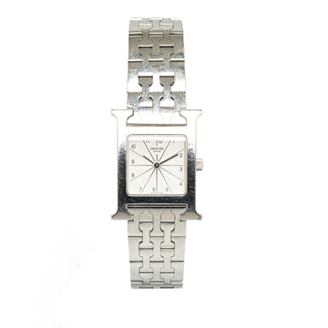 Hermes Quartz Stainless Steel Heure H Watch