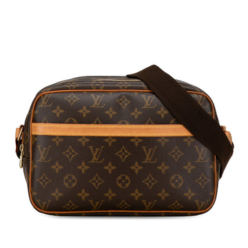 LOUIS VUITTON Monogram Reporter PM Crossbody Bag