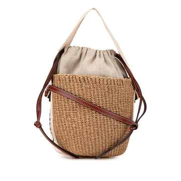 Chloe Small Natural Fibers Woody Basket Satchel