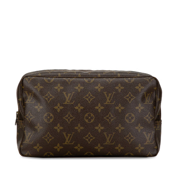 LOUIS VUITTON Monogram Trousse Toilette 28 Clutch Bag