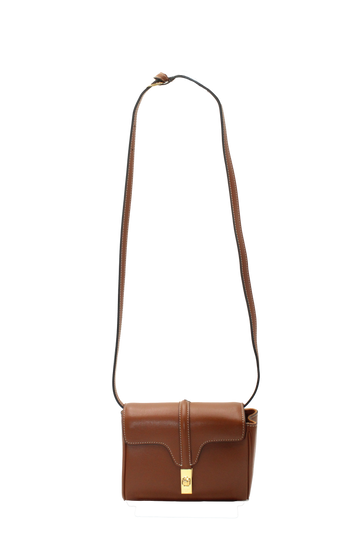 CELINE Mini Soft 16 in Tan Crossbody Bag