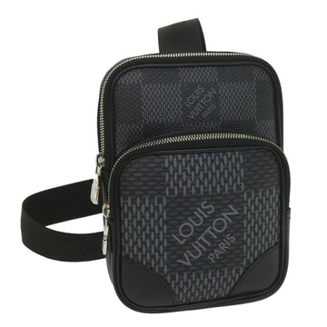 LOUIS VUITTON Damier Graphite Amazon Sling Bag Body Bag N50012 LV Auth 60059S
