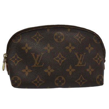 LOUIS VUITTON Monogram Pochette Cosmetic PM Cosmetic Pouch M47515 LV Auth 60104