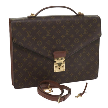 LOUIS VUITTON Monogram Porte Documents Bandouliere Bag M53338 LV Auth 61491