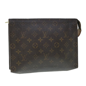 LOUIS VUITTON Monogram Poche Toilette 26 Pouch M47542 LV Auth 63489