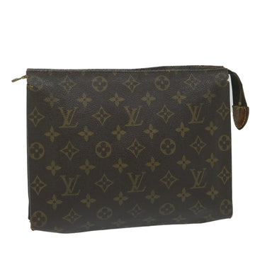 LOUIS VUITTON Monogram Poche Toilette 26 Pouch M47542 LV Auth 64042