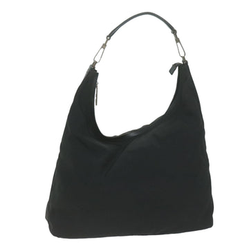 GUCCI Shoulder Bag Canvas Black 001 1955 Auth 65864