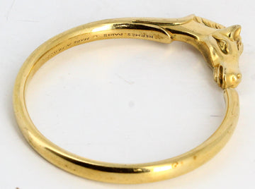 Hermes open bracelet horse headed