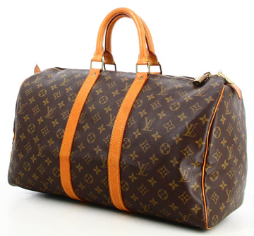 1983 Louis Vuitton Monogram Keepall Travel Bag 45