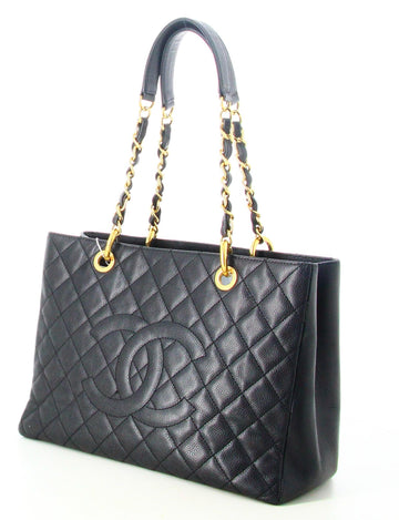 2012 Chanel Caviar Handbag Large Shopping Tote