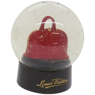 LOUIS VUITTON Snow Globe Alma VIP Limited Clear Red LV Auth 67171