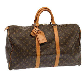 LOUIS VUITTON Monogram Keepall 50 Boston Bag M41426 LV Auth 67999