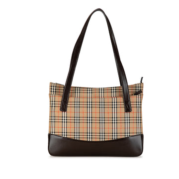 BURBERRY Haymarket Check Tote Bag