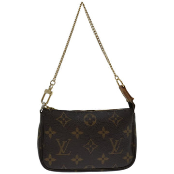 LOUIS VUITTON Monogram Mini Pochette Accessoires Pouch M58009 LV Auth 68319