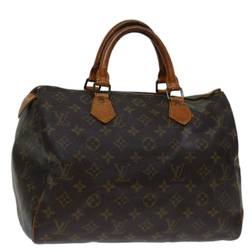 LOUIS VUITTON Monogram Speedy 30 Hand Bag M41526 LV Auth 69585